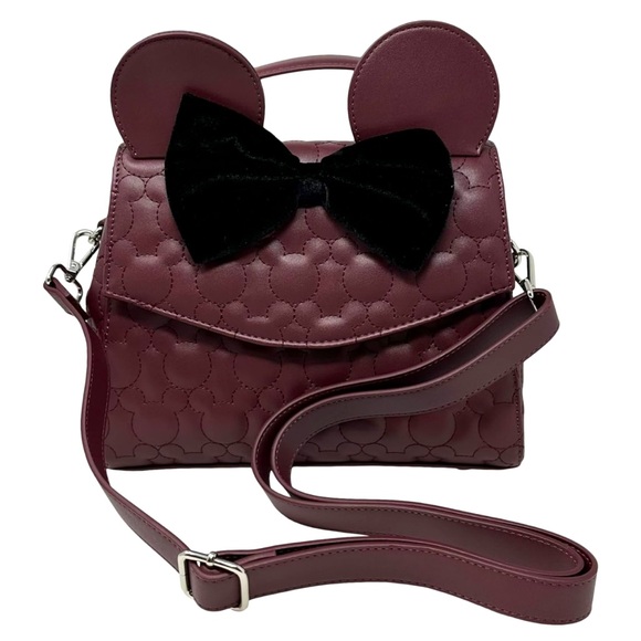 Loungefly Handbags - Loungefly Minnie Mouse Crossbody Satchel Quilted Bag - NWT
